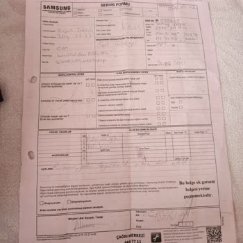 Samsung Çamaşır Makinesi Ses Çıkarma Sorunu