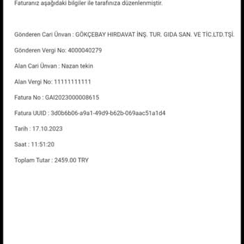 Horoz Lojistik İade Talebi Olması