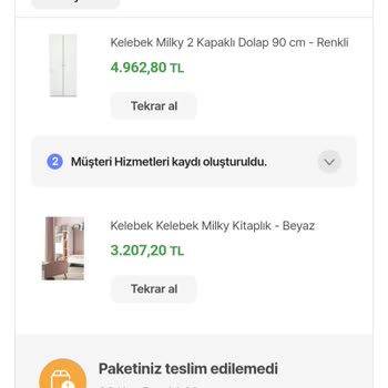 Hepsiburada Müşteri Hizmetleri Ve Kelebek Mobilya
