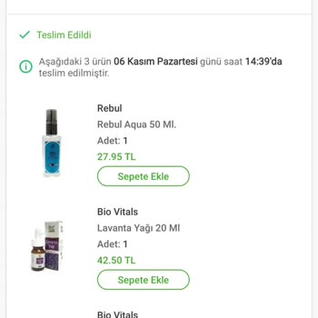 Trendyol Çarşı Yılman Gıda'dan Aldığım Nane Yağı, Lavanta Yağı Ve Kolonya Çok Kötü!
