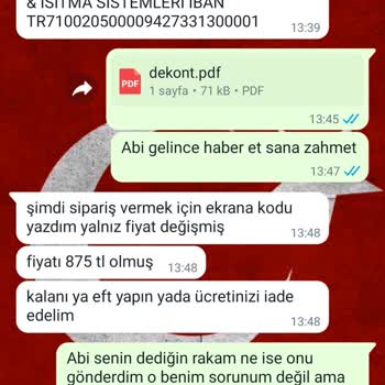 Simfer S***** K**** Servisi Fiyat Değiştiriyor.