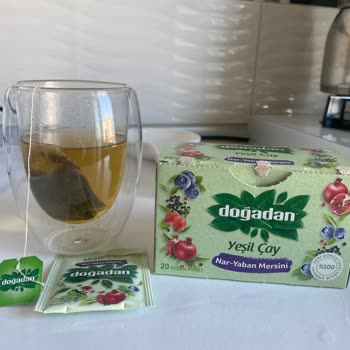 Doğadan Meyve Aromalı Yeşil Çayda Aroma Yok