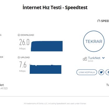 TurkNet Altyapının Desteklediği Hızı Vermiyor Ve Çözüm Süreci Kötülüğü