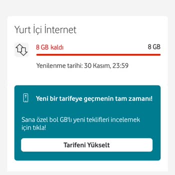 Vodafone Net Vodafone Genç Cebine Uyan Tarifesi Sorunu