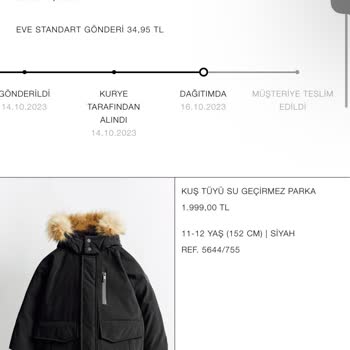 Zara Kayıp Kargo Mağduru