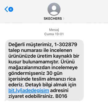 Skechers Waterproof Ayakkabı Su Geçiriyor Garantisi Var Ama İlgilenmediler