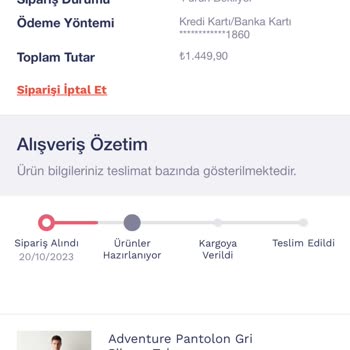 Penti Giyim Uygulamasından Satın Aldığım Ürünlerimi Göndermiyor