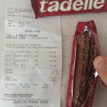 A101 Tadelle Çikolatanın Küflü Olması