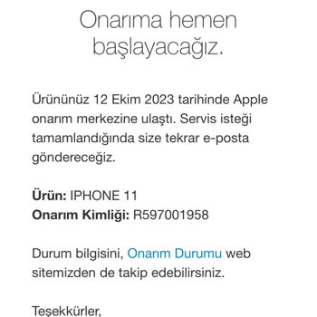 iPhone 11 Şarj Almama Problemi