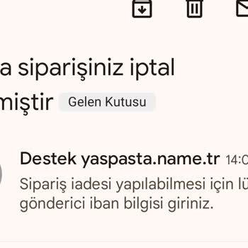 Limon Çiçeği Pasta Yaş Pasta Siparişi İptali Ve İade Konusunda Sorunlar