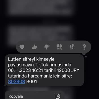 Trptt.com TikTok Koliniz Var Diye Gelen Yanıltıcılık Mesajı!