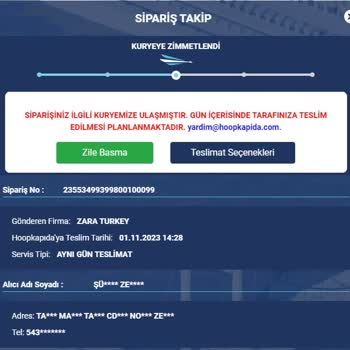 Hoopkapıda Teslim Edilmeyen Kargo