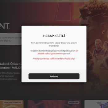 Valorant Hesap Kısıtlaması