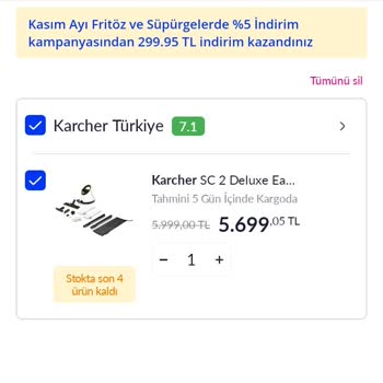 Pazarama Stoktaki Ürünü Yok Diye Göndermediler