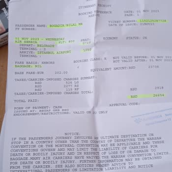 Air Serbia Mağduriyet Ve Tehdit