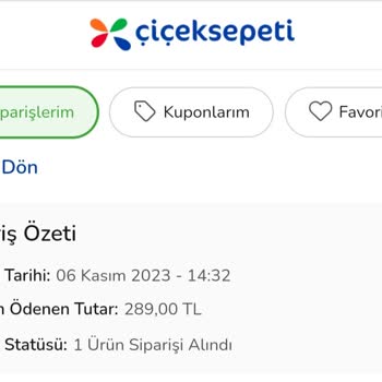ÇiçekSepeti Seçilen Saat Aralığında Ürün Teslim Edilmedi