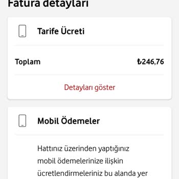 Vodafone Ücret İadesi Yapmıyor.
