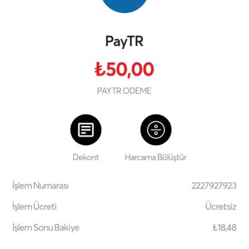 Papara Haberim Olmadan Paramın Alınması