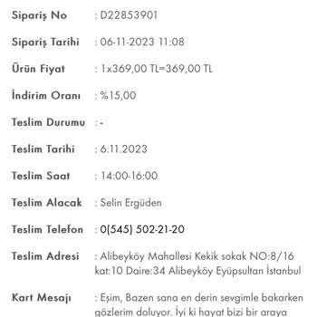 Taze Çiçek (tazecicek.com) Geç Teslim Edilen Çiçek Siparişi