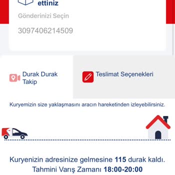 Aras Kargo Safir Şubesi Kargomu Dağıtımda Olduğu Halde Teslim Etmedi