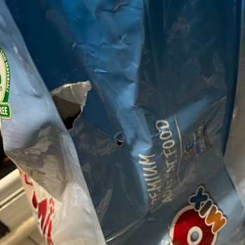 Temiz Mama Mama Paketi Paramparça Yırtılmış Her Yerinden