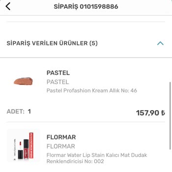 Watsons Yanlış Ürün Gönderimi