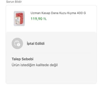 Migros Ürünü Aldı, İademi 1 Aydır Yapmıyor