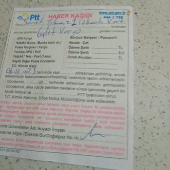 AGT Kurye (aynigunteslim.com) Teslim Edilmeyen Kargo