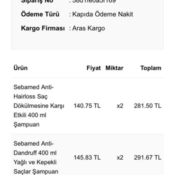 Kırmızıbeyazz.com Siparişi İptal Etti