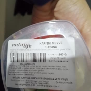 NatuLife Kuruyemiş Natulife Kuru Yemiş Kızılay Dükkanından Şikayetçiyim