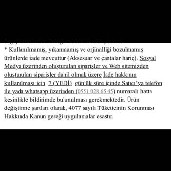 Emine Aydın İade Kabul Etmiyor