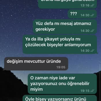 Emine Aydın İade Kabul Etmiyor