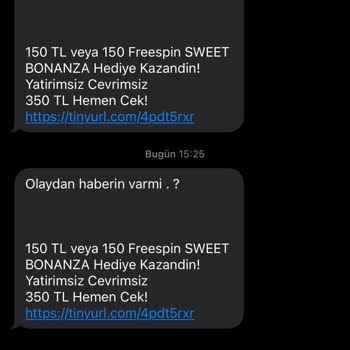 Sweet Bonanza Sürekli SMS Alıyorum