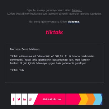 TikTak'tan Araç Kiralama Sonrası Yaşanan Sorun