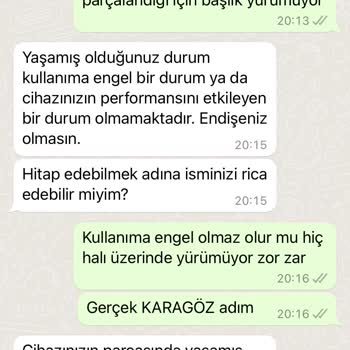 Dyson Servis Gereken İşlemi Yapmıyor
