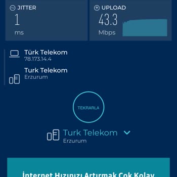 Türk Telekom Yetersiz İnternet Hızı