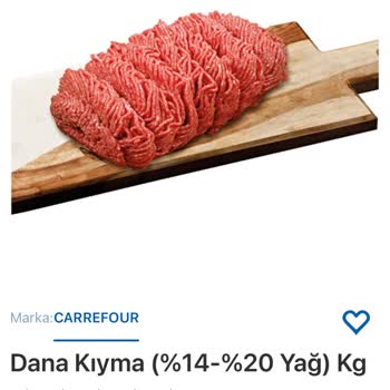 Carrefour SA Online Bozuk Kıyma