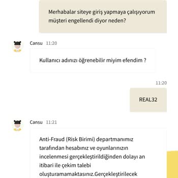 İddacı Müşteri Engellendi Diyor Üyeliğime Erişimim Yok