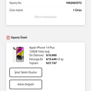 Vodafone Ek Cihaz Herhangi Bir Gelişme Yok
