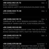 Turkcell Bilinmeyen Numaralardan Gelen Sonsuz Mesajlar