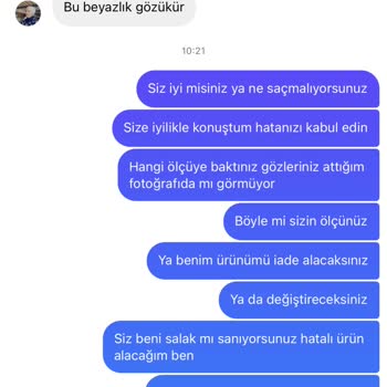 Meryemcee Home Yanlış Ürün Gönderimi İlgisizlik