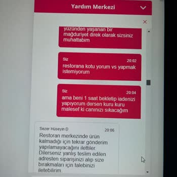 Yemek Sepeti'nin Hijyen Ve Veri Kuralları İhlali