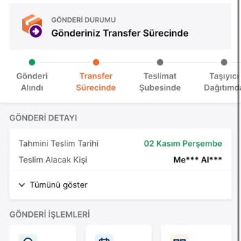 Trendyol Express Trendyol Kargom 1 Haftadır Transfer Sürecinde
