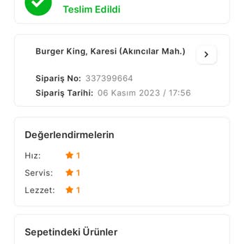 Migros Teslim Edilmeyen Sipariş Teslim Edildi Olarak Girilip Param Alındı.