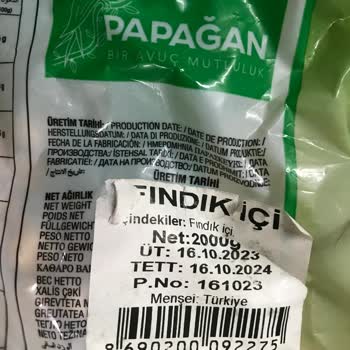 Papağan Kuruyemiş Bayat Ürün Gönderiyor