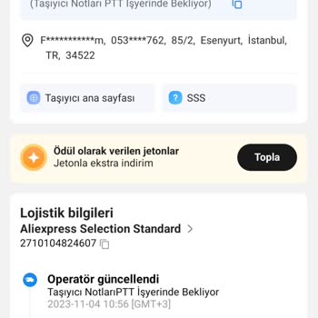 Aliexpress Yanlış Adres Problemi