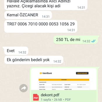 ÇiçekSepeti Sipariş Teslim Edilmedi