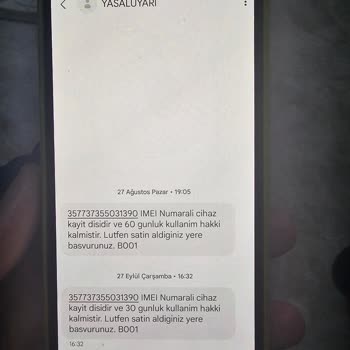Samsung Telefon Samsung Sıfır Üründe Kaçak Email