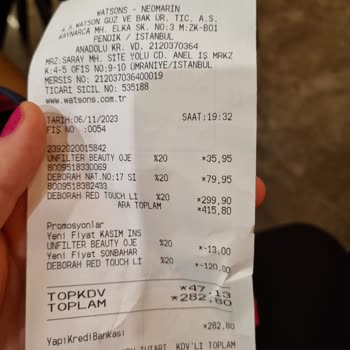 Watsons Değişim Yapılmıyor İletisim Araclari Çalışmıyor