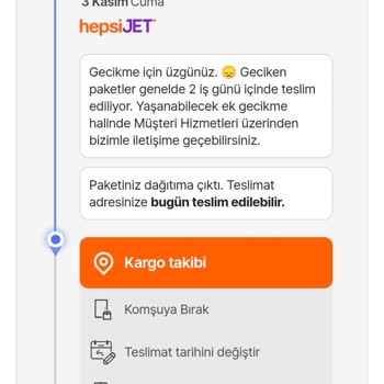 Hepsiburada ve Hepsijet Hayal Kırıklığı